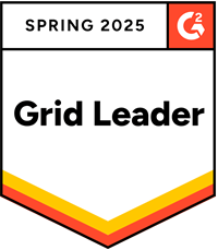 G2 Spring 2025 badge 'Grid Leader'